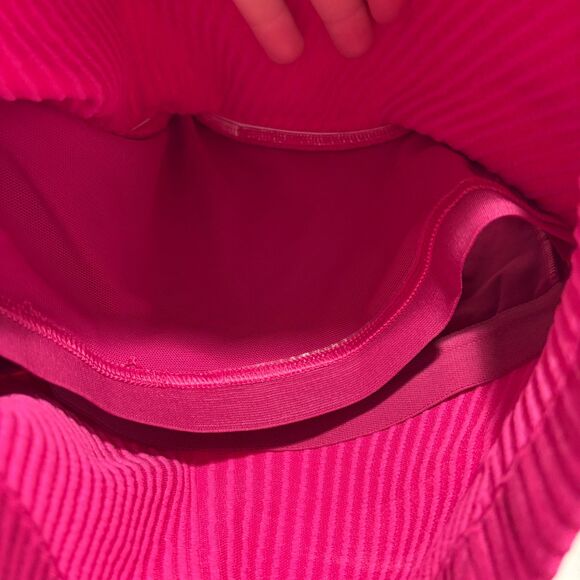 Lululemon Athletica Ribbed Strappy Shelf Tank Top Pink Size 6 - Picture 5 of 11